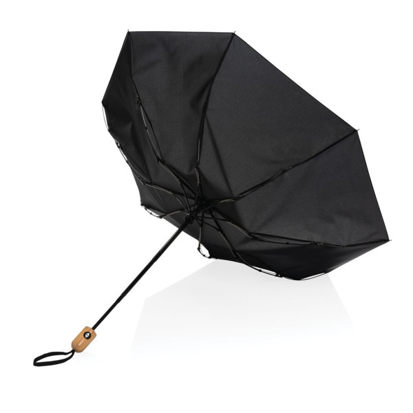Parapluie automatique en bambou rPET 190T recyclé - BCM Goodies