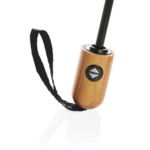 Parapluie automatique en bambou rPET 190T recyclé - BCM Goodies