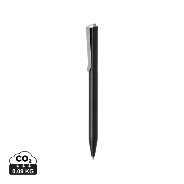 Stylo en aluminium recyclé certifié RCSC Xavi - Stylo écologique pour une écriture fluide et précise