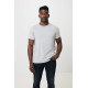 T-shirt en coton recyclé non teinté Iqoniq Manuel - Vêtement unisexe en coton durable pour entreprises responsables