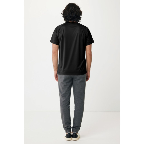 T-shirt sport séchage rapide polyester recyclé Iqoniq Tikal - Taille M - 100% polyester recyclé - Léger et respirant - Code QR u