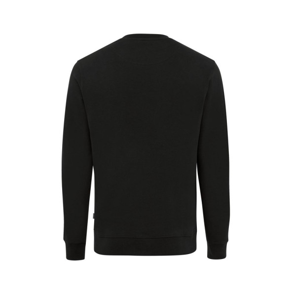 Sweater à col rond en coton recyclé Iqoniq Zion - Coupe régulière unisexe - Respectueux de l'environnement - Idéal pour évé