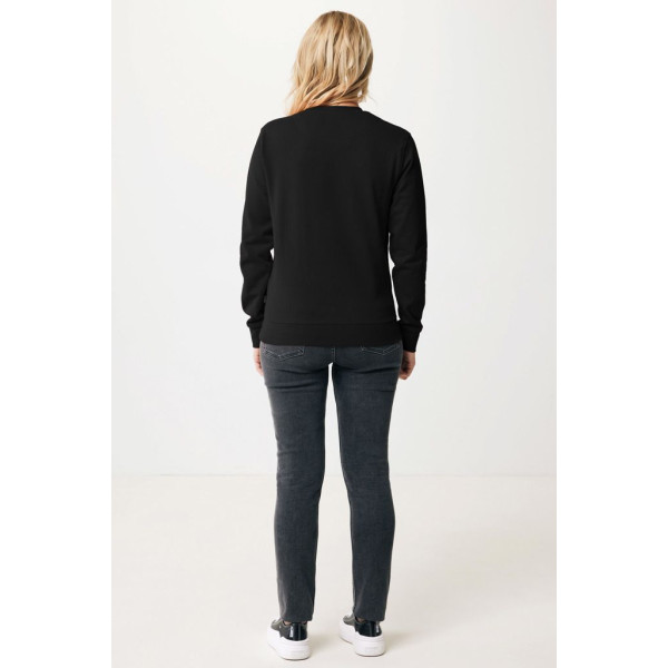 Sweater à col rond en coton recyclé Iqoniq Zion - Coupe régulière unisexe - Respectueux de l'environnement - Idéal pour évé
