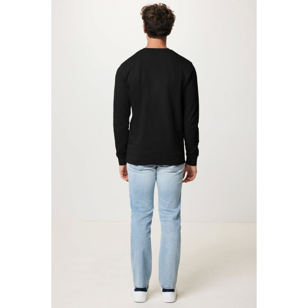 Sweater à col rond en coton recyclé Iqoniq Zion - Coupe régulière unisexe - Respectueux de l'environnement - Idéal pour évé