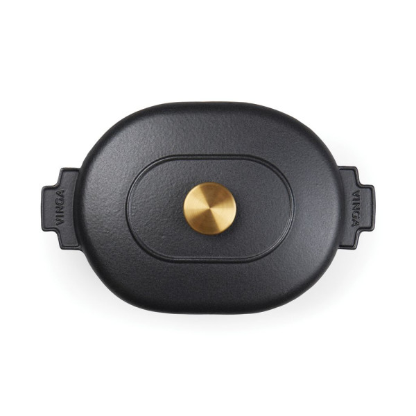 Cocotte en fonte émaillée VINGA 4L Monte Heritage - Ustensile de cuisine pour une cuisson parfaite - BCM Goodies