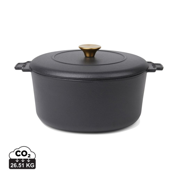 Cocotte VINGA 5.5 L Monte Heritage en fonte émaillée pour cuisine mijotée - BCM Goodies