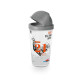 Couvercle de poubelle avec gobelet 60 cl personnalisable – Accessoire événementiel pour communication d’entreprise
