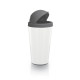 Couvercle de poubelle avec gobelet 60 cl personnalisable – Accessoire événementiel pour communication d’entreprise