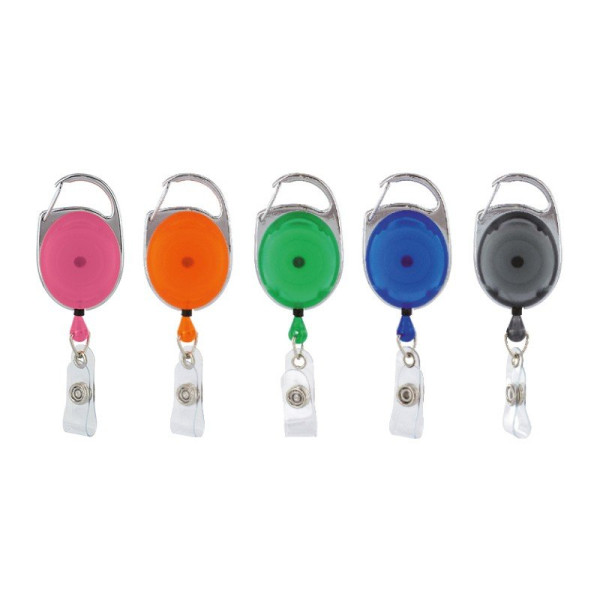 Porte-badge extensible avec enrouleur et clip de ceinture personnalisable – Gestion des accès et identification pour événements 
