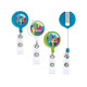 Porte badge extensible personnalisable avec clip ceinture – Gestion d’accès et identification pour événements professionnels