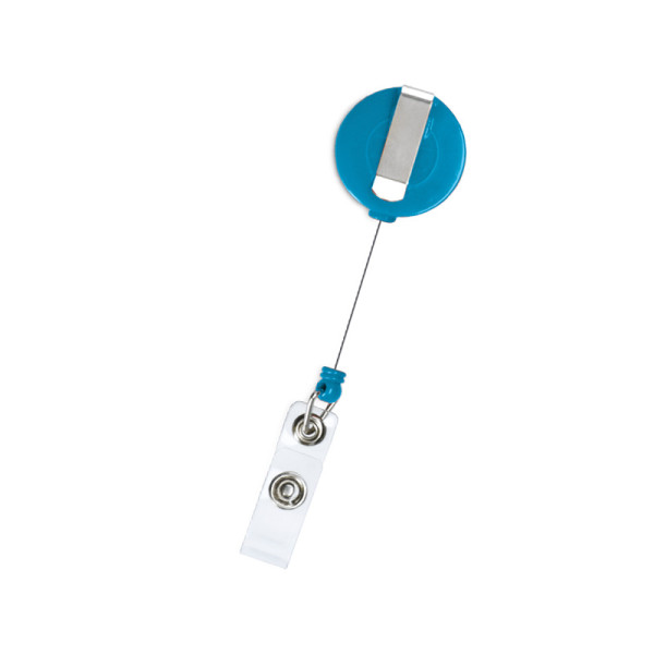 Porte badge extensible personnalisable avec clip ceinture – Gestion d’accès et identification pour événements professionnels