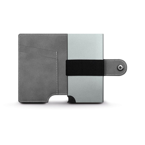 Porte-cartes personnalisable WALLY PORTO V VEGAN BLANK avec protection RFID – Cadeau d’entreprise élégant gravure laser