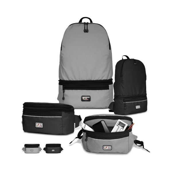Combo Eco : sac 2 en 1 en PET recyclé, accessoire professionnel polyvalent pour entreprises et événements – BCM Goodies
