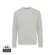 Pull à col rond en coton recyclé non teinté Iqoniq Denali - Vêtement unisexe écologique et polyvalent | BCM Goodies