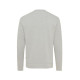 Pull à col rond en coton recyclé non teinté Iqoniq Denali - Vêtement unisexe écologique et polyvalent | BCM Goodies