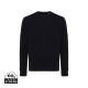 Sweater à col rond léger en coton recyclé Iqoniq Etosha - BCM Goodies - Bangladesh - Poids: 574 - Marquage personnalisable - Con