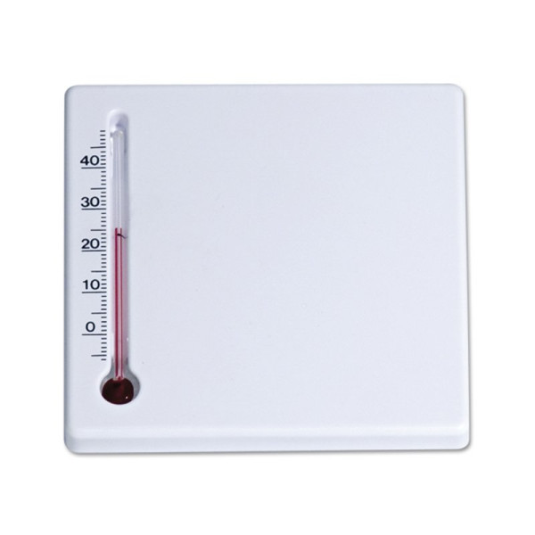 Thermomètre carré personnalisé Maison pour communication d’entreprise – Goodies B2B BCM Goodies