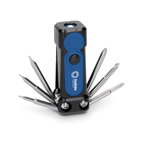Kit outil multifonctions avec 6 tournevis et double torche LED – BCM Goodies