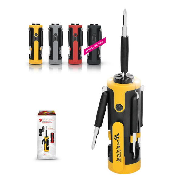 Kit outil multifonctions avec 6 tournevis et torche LED – BCM Goodies
