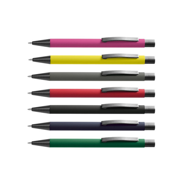 Stylo bille personnalisable avec gravure laser – Cadeau d’entreprise et support de communication BCM Goodies
