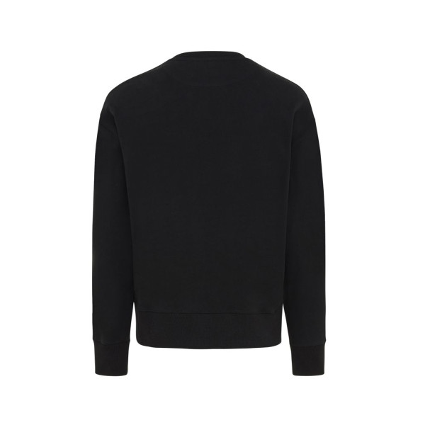 Sweater à col rond en coton recyclé Iqoniq Kruger - Pull unisexe en coton bio et recyclé pour un look tendance et responsable