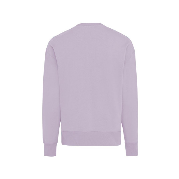 Sweater à col rond en coton recyclé Iqoniq Kruger - Pull unisexe en coton bio et recyclé pour un look tendance et responsable