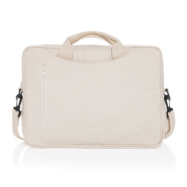 Sacoche ordinateur 15,4 en coton recyclé AWARE™ Laluka Personnalisable | BCM Goodies