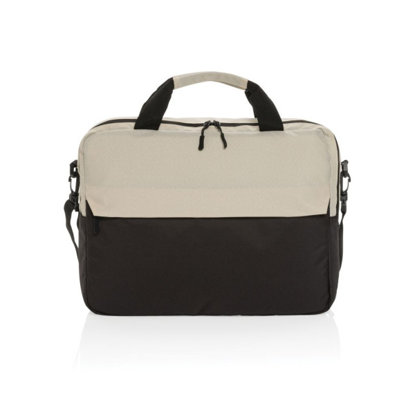 Sacoche ordinateur 15.6 en rPET AWARE™ Kazu - Sacoche professionnelle éco-responsable