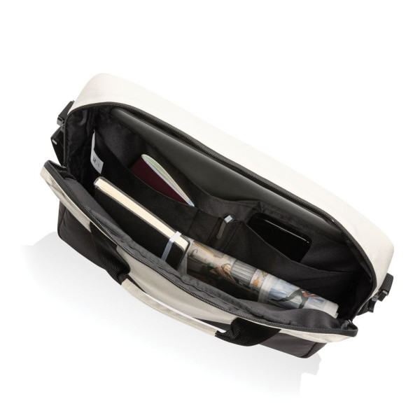 Sacoche ordinateur 15.6 en rPET AWARE™ Kazu - Sacoche professionnelle éco-responsable