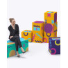 CUBE L Cube En mousse 40x40x40cm Personnalisable | BCM Goodies - 2