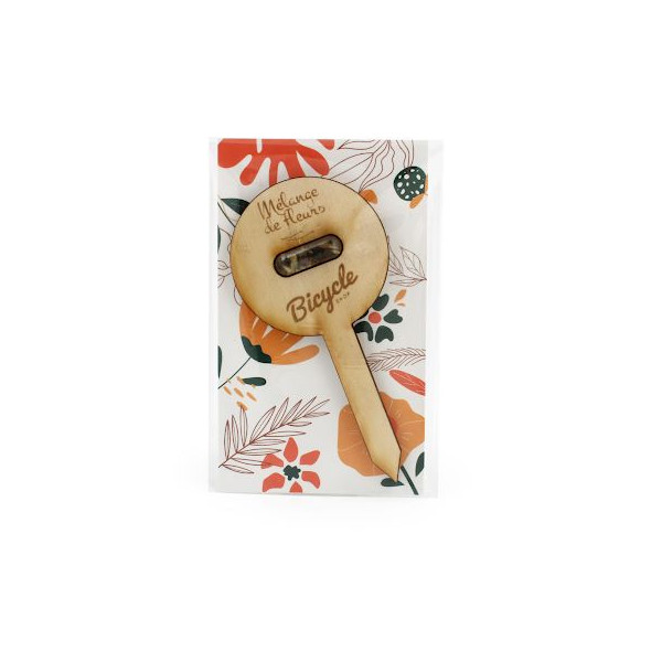 Pic bois gravé avec gélule de graines personnalisable – Goodie écologique fabriqué en France | BCM Goodies