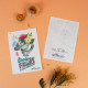 Papier graines A6 120g recto verso personnalisable – Support de communication écologique pour entreprises et associations