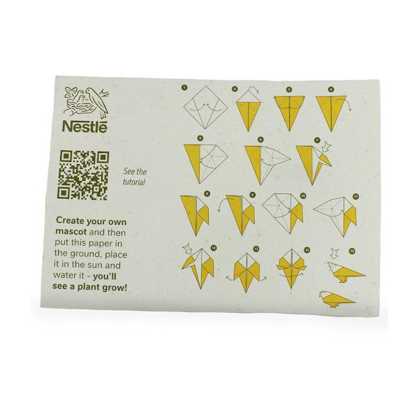 Papier graines A4 80g personnalisable – Objet publicitaire écologique pour entreprises