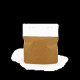 Mini pot kraft pop-up personnalisable - Goodie écologique pour communication d'entreprise | BCM Goodies