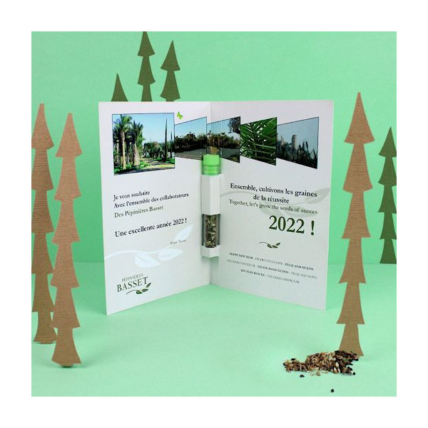 Graines postales personnalisées pour entreprises – Goodies écologiques BCM Goodies