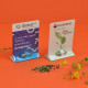 Gélule à graines personnalisable 8x20 mm avec cavalier 65x25 mm – Goodies écologiques BCM