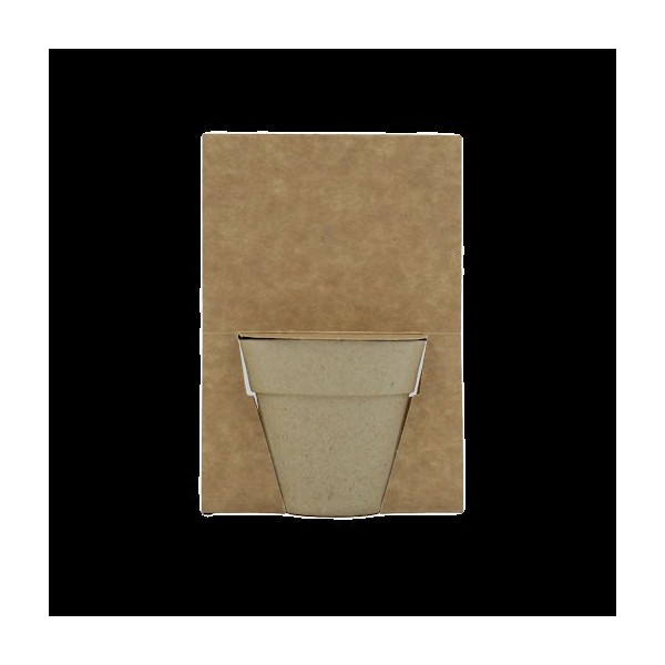 Kit pot en fibre de bambou personnalisable avec graines ou bulbes – Goodies écologiques pour entreprises | BCM Goodies