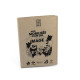 Conférencier A4 personnalisable en carton recyclé avec bloc note et crayon à graines – Objet publicitaire éco-responsable pour e