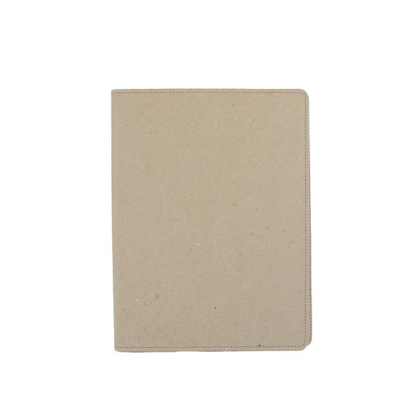 Conférencier A4 personnalisable en carton recyclé avec bloc note et crayon à graines – Objet publicitaire éco-responsable pour e