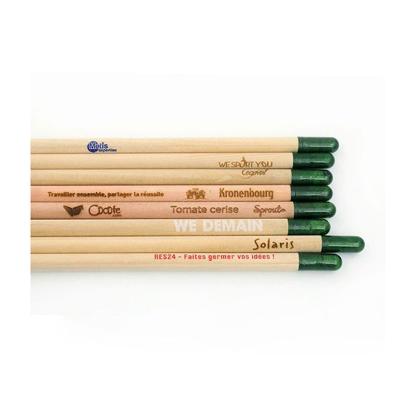 Crayon à graines personnalisable | Goodies écologique entreprise – BCM Goodies