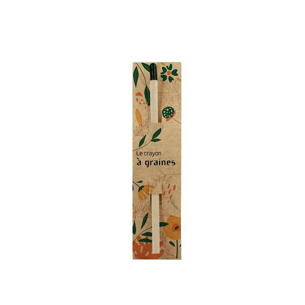 Crayon à graines personnalisé Idée Nature – Goodie éco-responsable pour communication d’entreprise