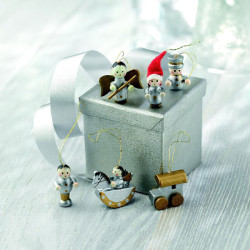 Set de 6 décorations de Noël HELSINBORG Personnalisable | BCM Goodies - 3