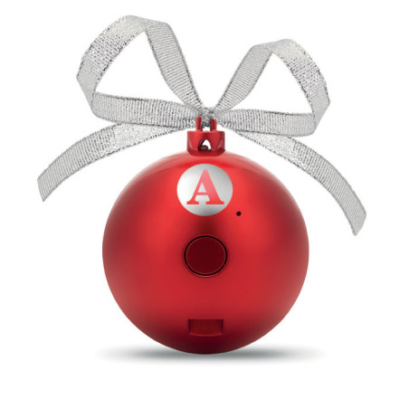 Haut parleur boule de Noël JINGLE BALL Personnalisable | BCM Goodies - 3