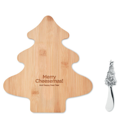 Set à fromages en bambou TREECHESSE Personnalisable | BCM Goodies - 3
