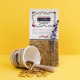 Pot en carton avec sachet de vers Molitor comestibles ø60x63mm – BCM Goodies