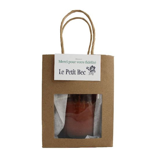 Bougie personnalisée avec sac kraft - Cadeau d’entreprise élégant pour événements et accueil collaborateurs | BCM Goodies