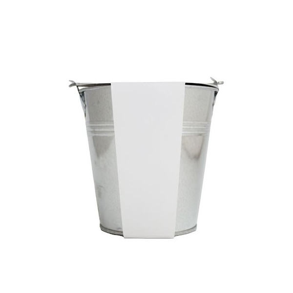 Kit de plantation pot zinc Ø10 cm pour cadeaux d'entreprise durables - BCM Goodies