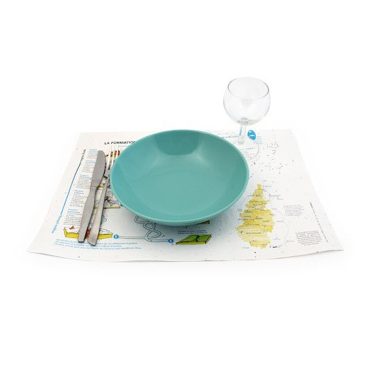 Set de table en papier graines personnalisé – Goodies écologique pour communication d’entreprise