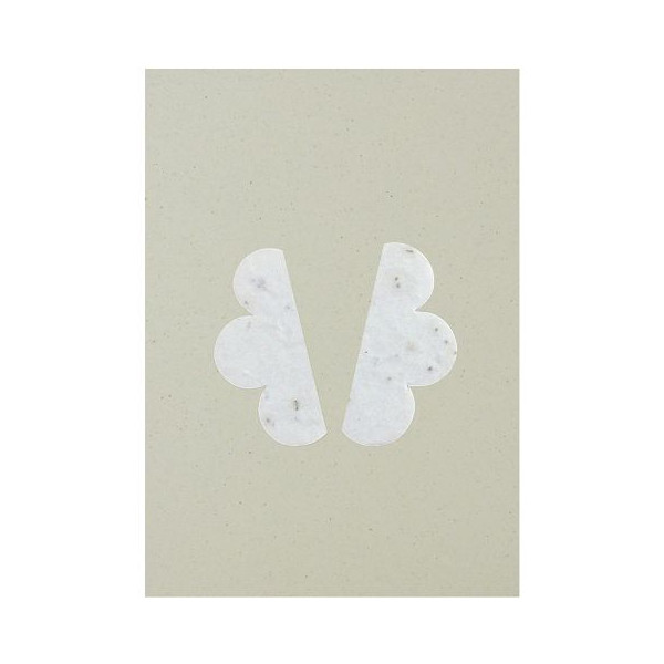 Papillon papier graines écologique personnalisé A6 – Goodies d’entreprise durables fabriqués en France