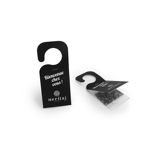 Sachet Accroche Graines Personnalisable 65x150mm avec Cavalier – Goodie Écologique Made in France pour Communication d’Entrepris